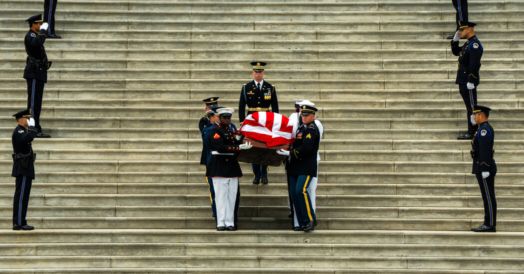 Live Updates: Trump Pays Tribute at Graham’s Washington Funeral