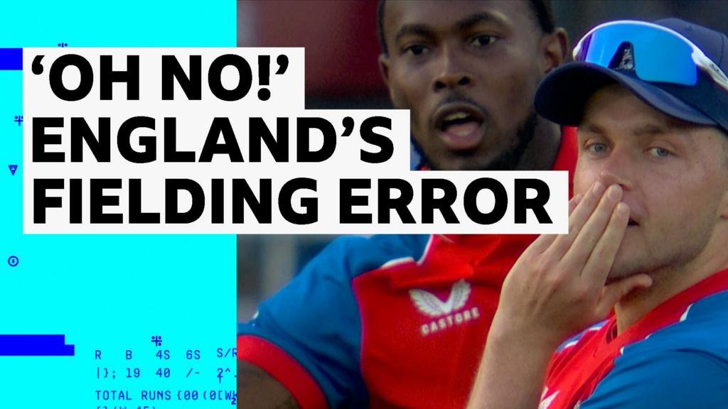 'To me! To you!' – England's comical fielding error