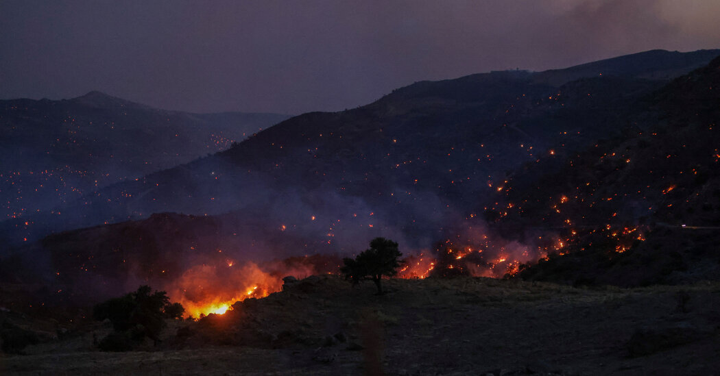 Wildfires in Greece Kill 3 Firefighters as Blazes Still Burn in France and Spain