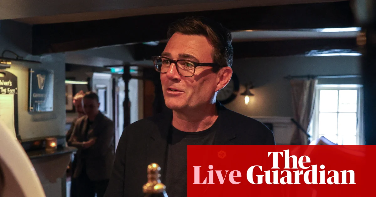 Andy Burnham to cut tax for pubs, clubs and live music in England and make vape shops pay more – business live | Business