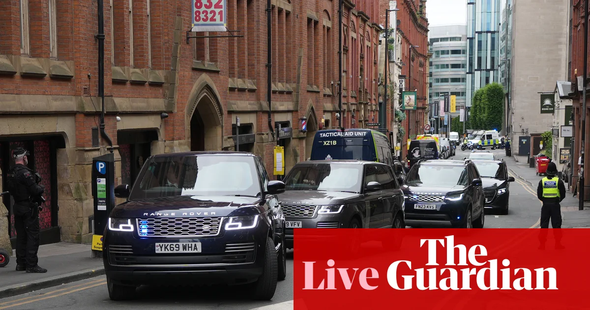 Andy Burnham spends first working day at new No 10 North in Manchester – UK politics live | UK news