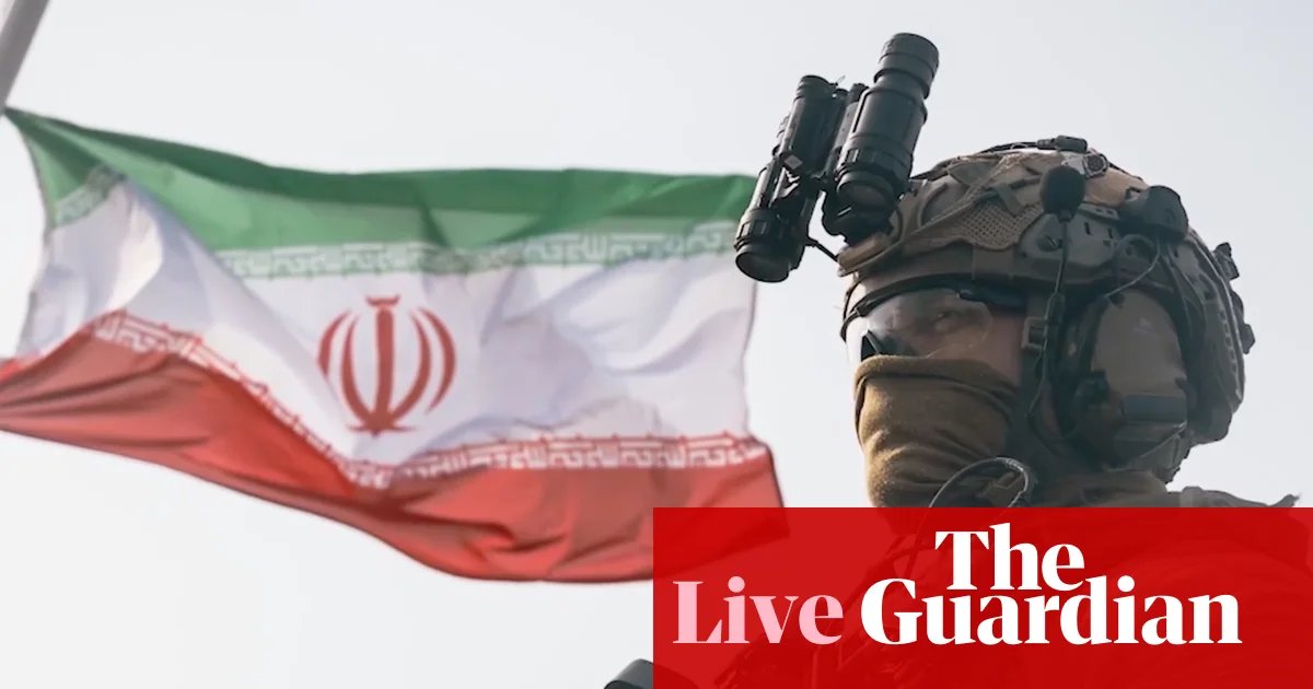 Iranian airport and bridges hit as US forces board ship amid ports blockade – Middle East crisis live | US-Israel war on Iran