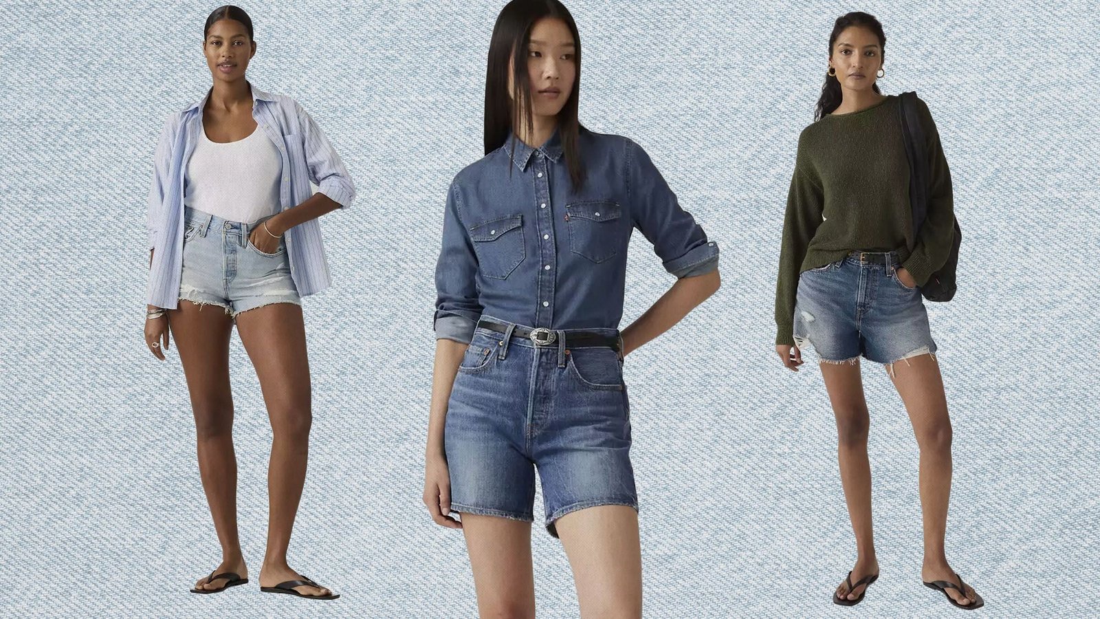 Longer Denim Shorts From Levi’s® Are Perfect for Summer Through Fall