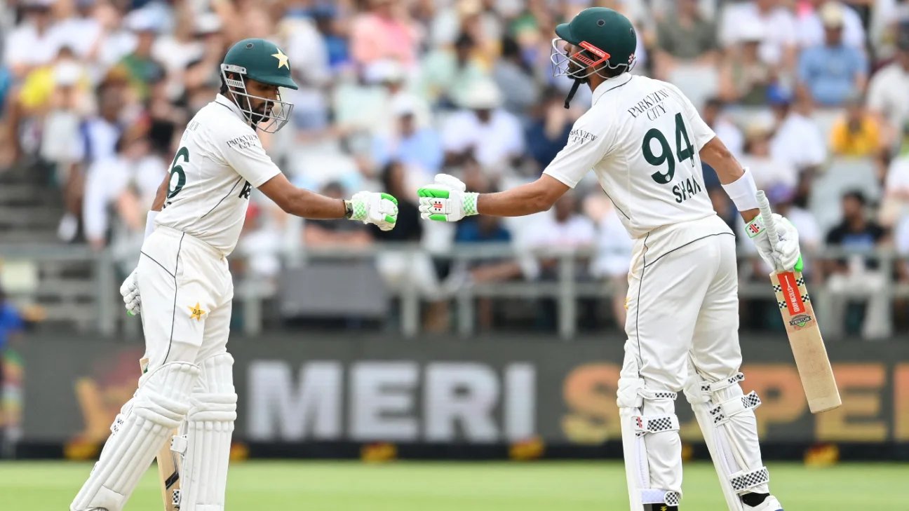 Babar Azam takes charge after Shan Masood is removed as Pakistan Test captain