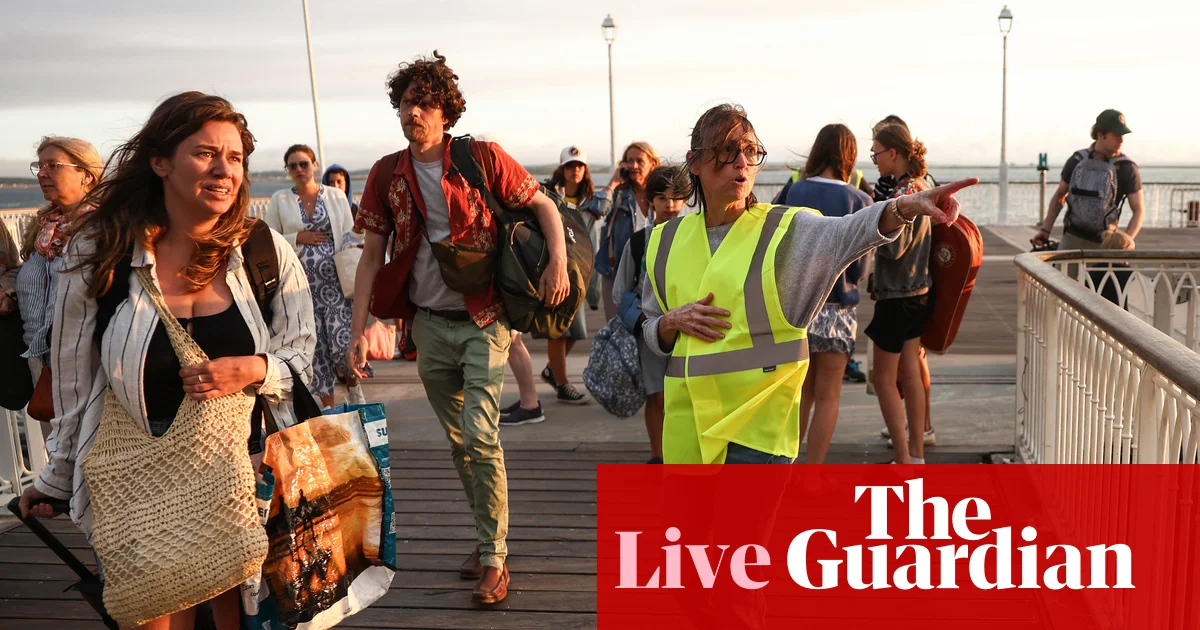 France evacuates Cap Ferret peninsula as Spanish wildfires merge near Madrid – Europe live | France