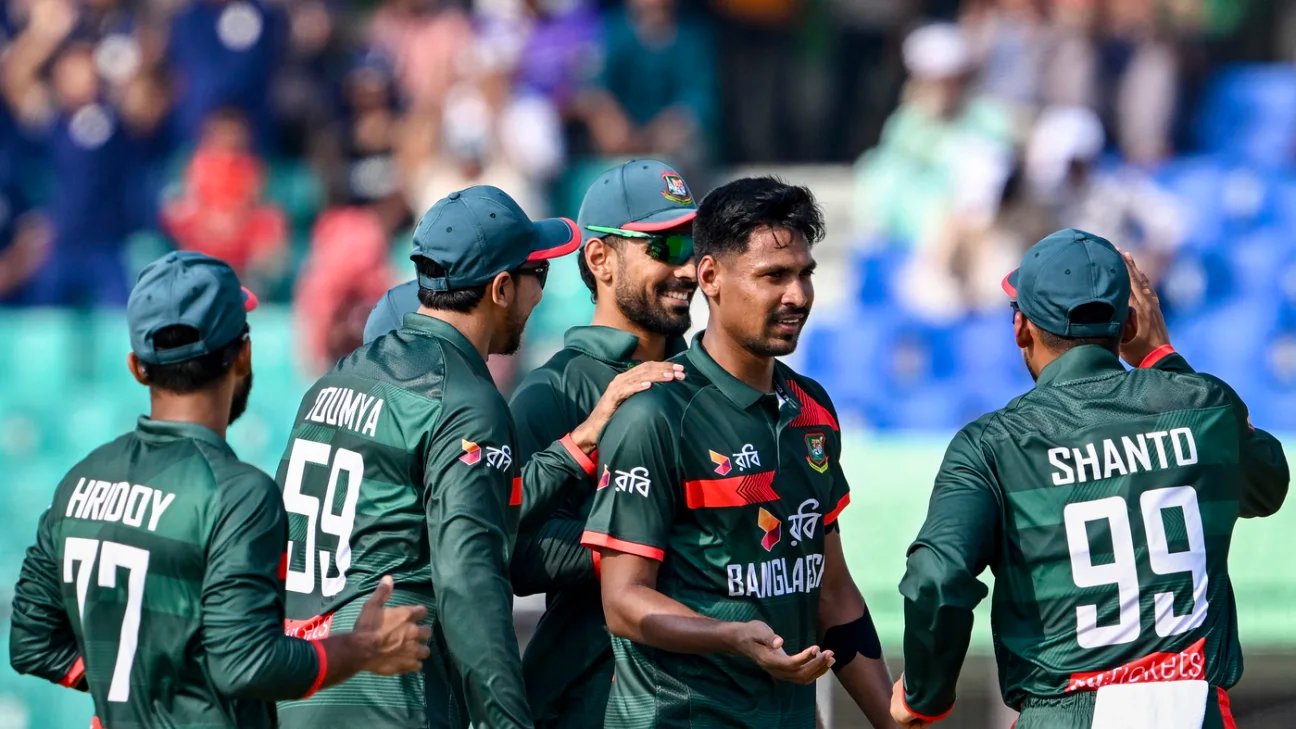 Zim vs Ban – Mustafizur Rahman ruled out for four weeks with hamstring and knee injuries