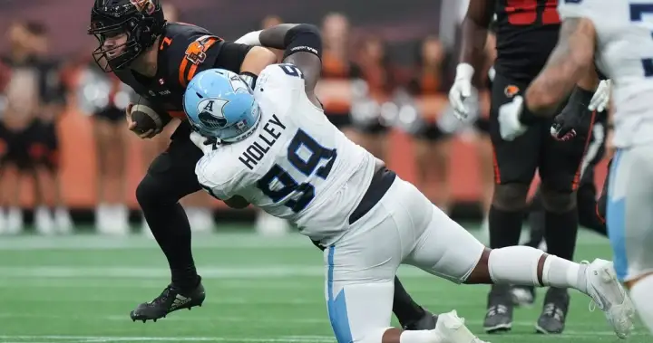 Argos snap losing skid with 26-12 win over Lions