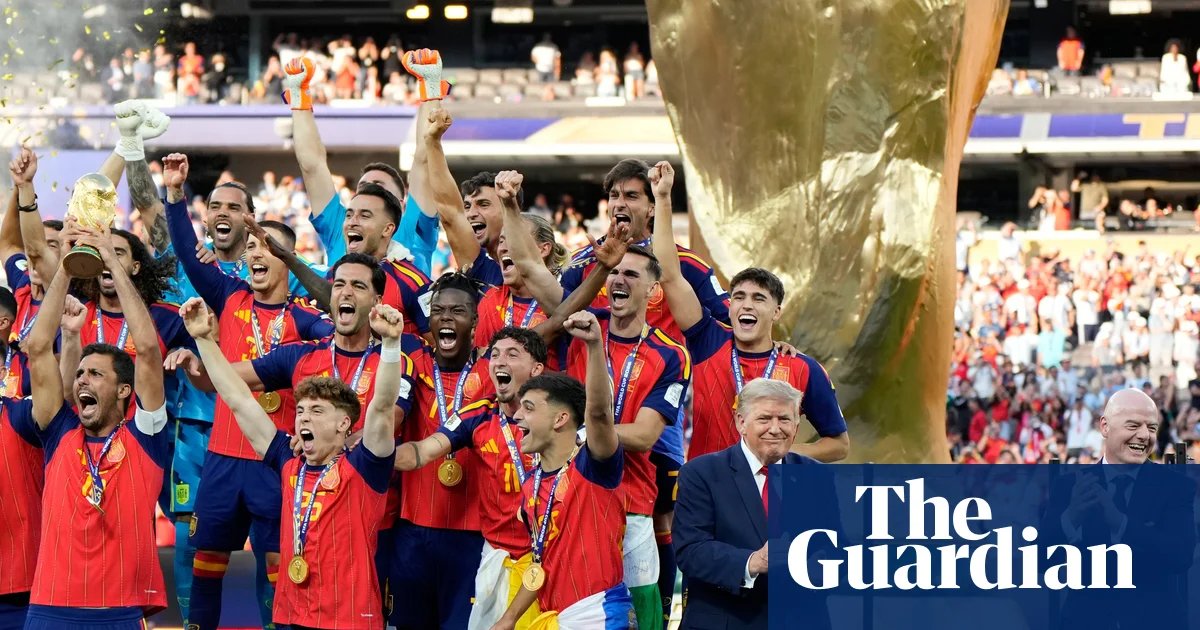Donald Trump and Gianni Infantino booed before US president attempts to crash Spain celebrations | World Cup 2026