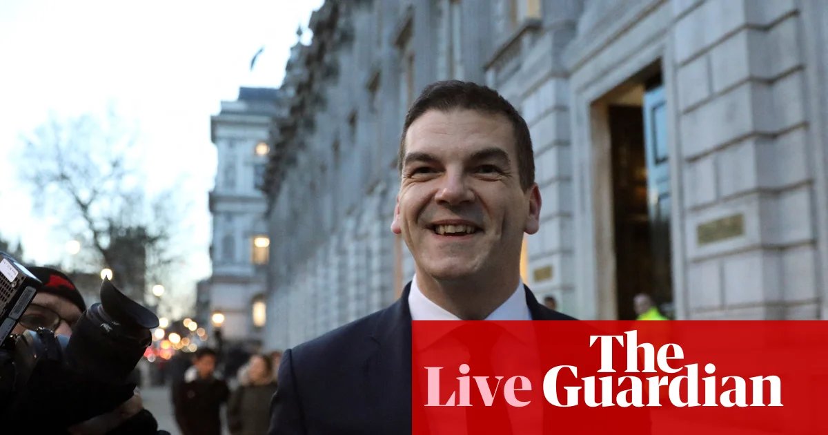 Ex-Foreign Office chief Olly Robbins seeking judicial review over his sacking – UK politics live | Politics