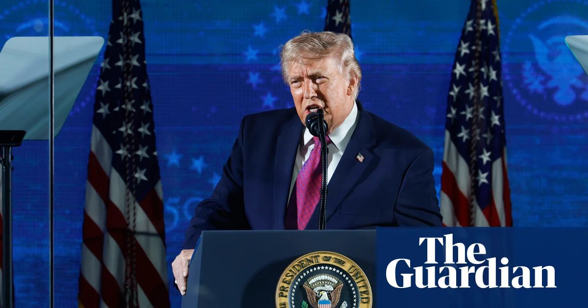 Trump launches America’s 250th birthday celebrations with partisan attack | US news