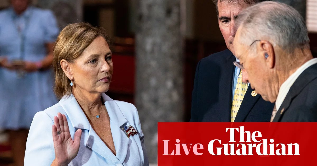 Trump to meet Darline Graham at the White House today – US politics live | Donald Trump