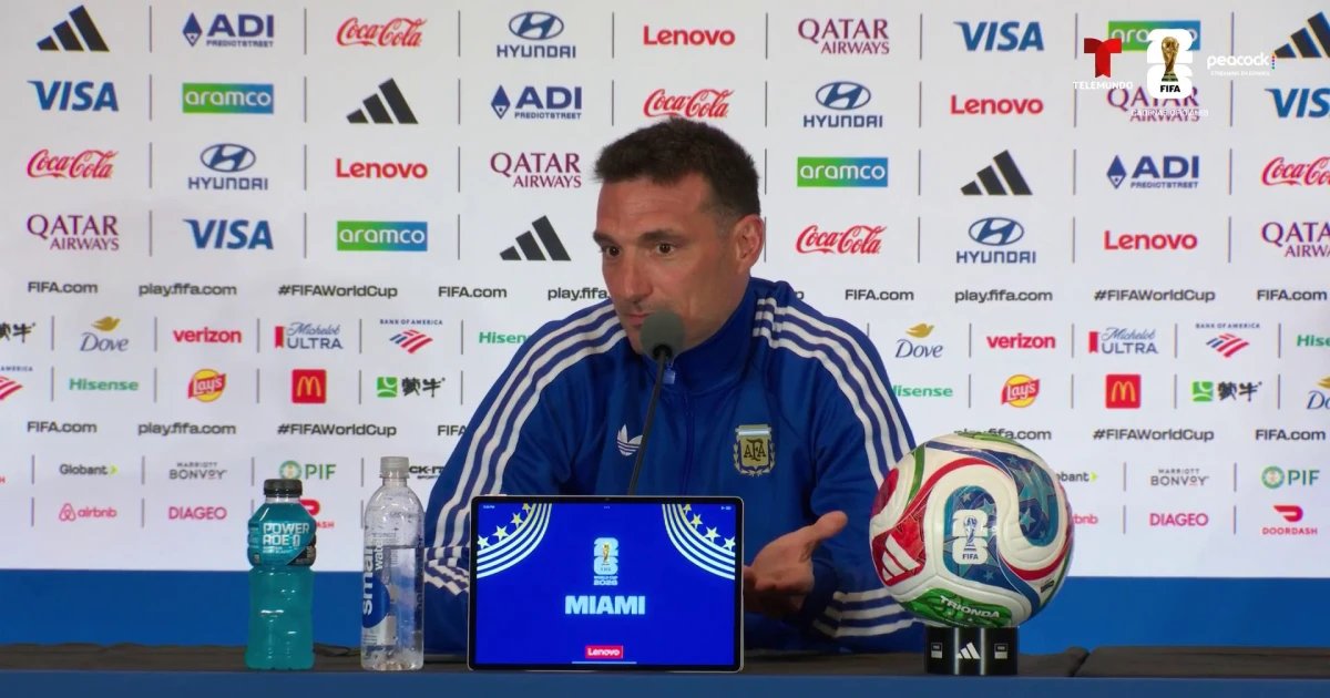 Scaloni habla sobre el supuesto favorecimiento a Argentina en el Mundial