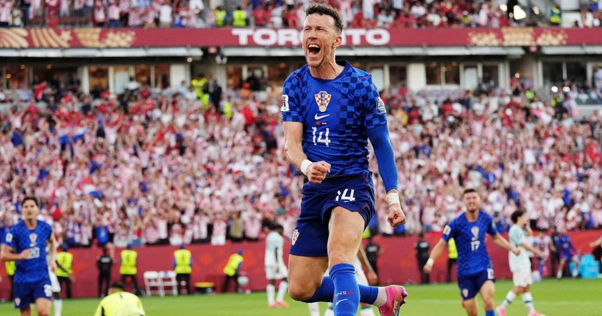 Ivan Perišić abre el marcador y da delantera a Croacia