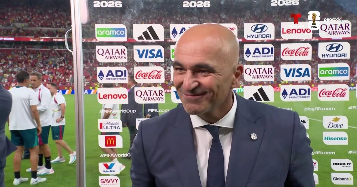 Roberto Martínez sobre la clasificación ante Croacia: “Sentimos satisfacción y orgullo”