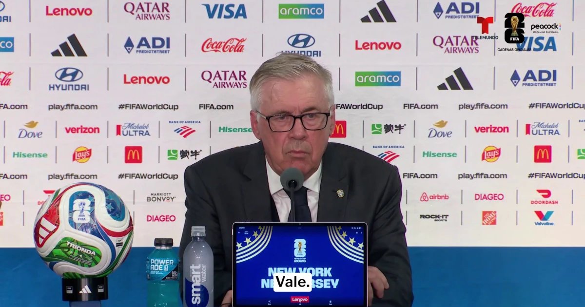 La tristeza de Ancelotti por la eliminación de Brasil a manos de Noruega