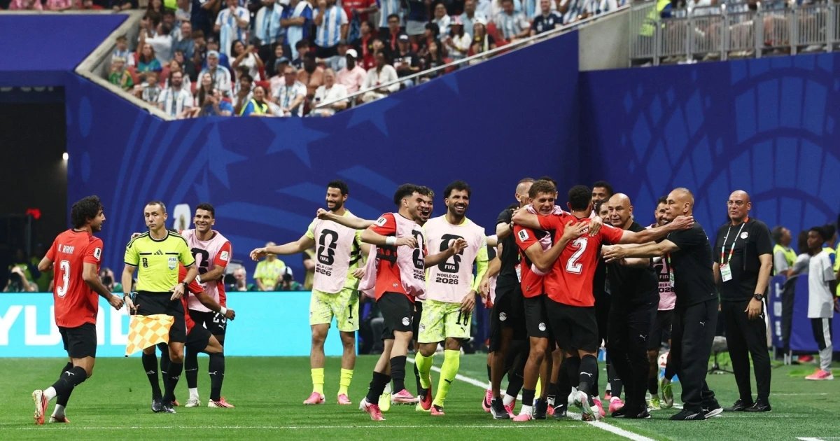 Egipto anota, Hassan pide calma y el banquillo rompe en celebración