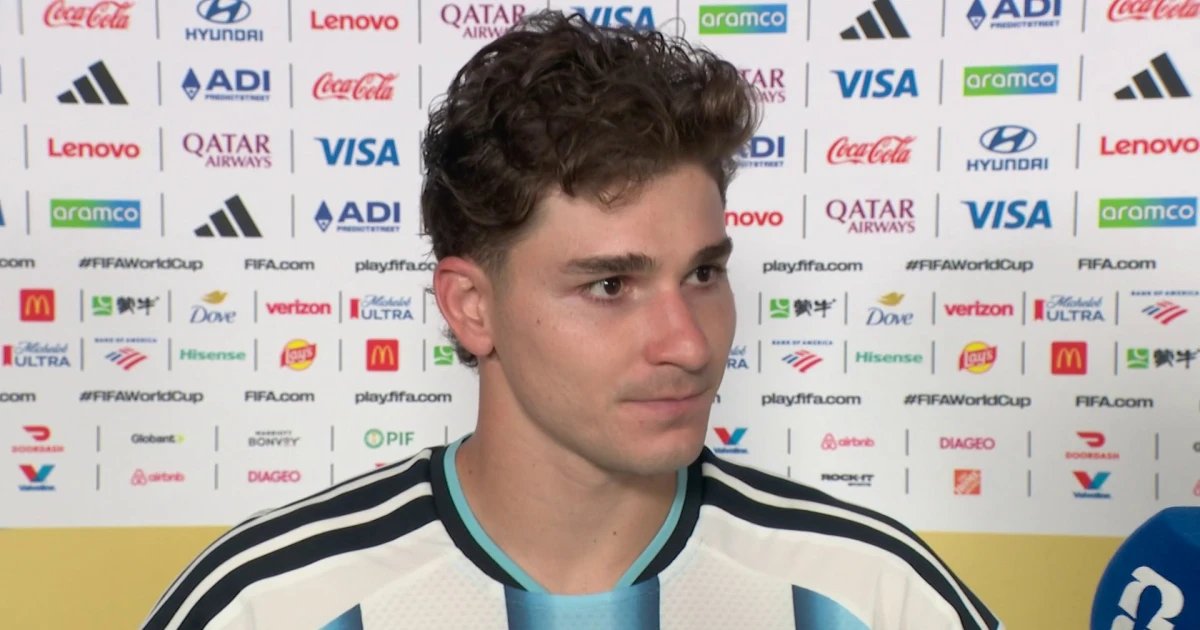 Julián Álvarez: “Se está viendo en esta Copa del Mundo que todos los partidos son muy parejos”