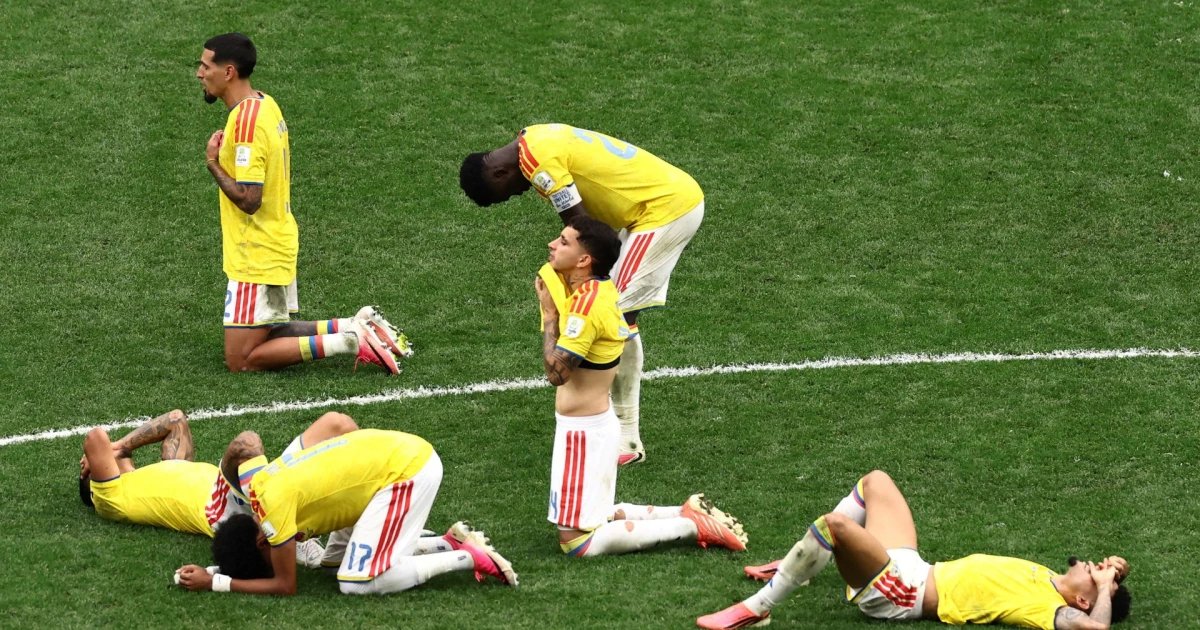 Colombia vuelve a quedarse corta y el sueño termina en octavos de final