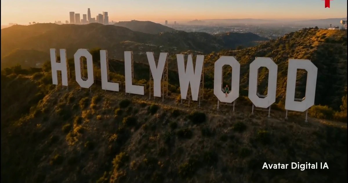Adriana Monsalve despide a Los Ángeles como sede mundialista desde el Hollywood Sign