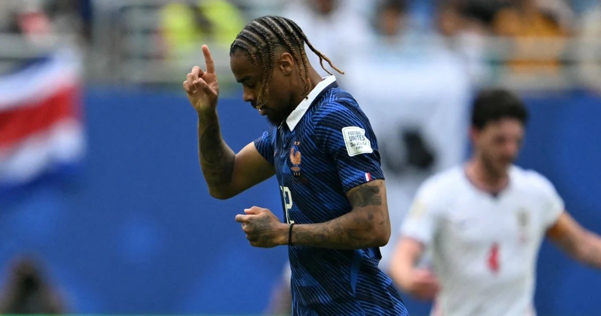 La magia de Mbappé habilita a Barcola para un golazo de Francia