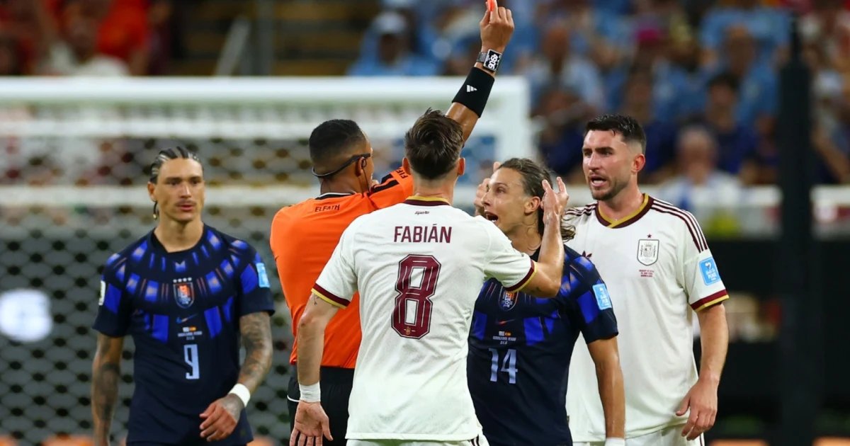 Todas las tarjetas rojas directas del Mundial 2026