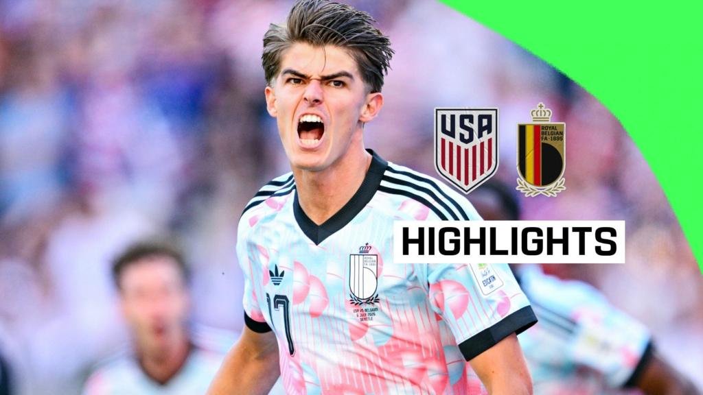 World Cup 2026: USA 1-4 Belgium Highlights – 7 July 2026
