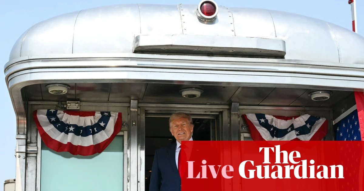 Anger as report says Trump hijacked US anniversary to serve own agenda – US politics live | Donald Trump