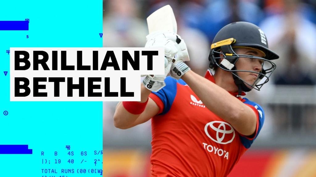 England v India – T20, Old Trafford: Brilliant Bethell’s best bits against India