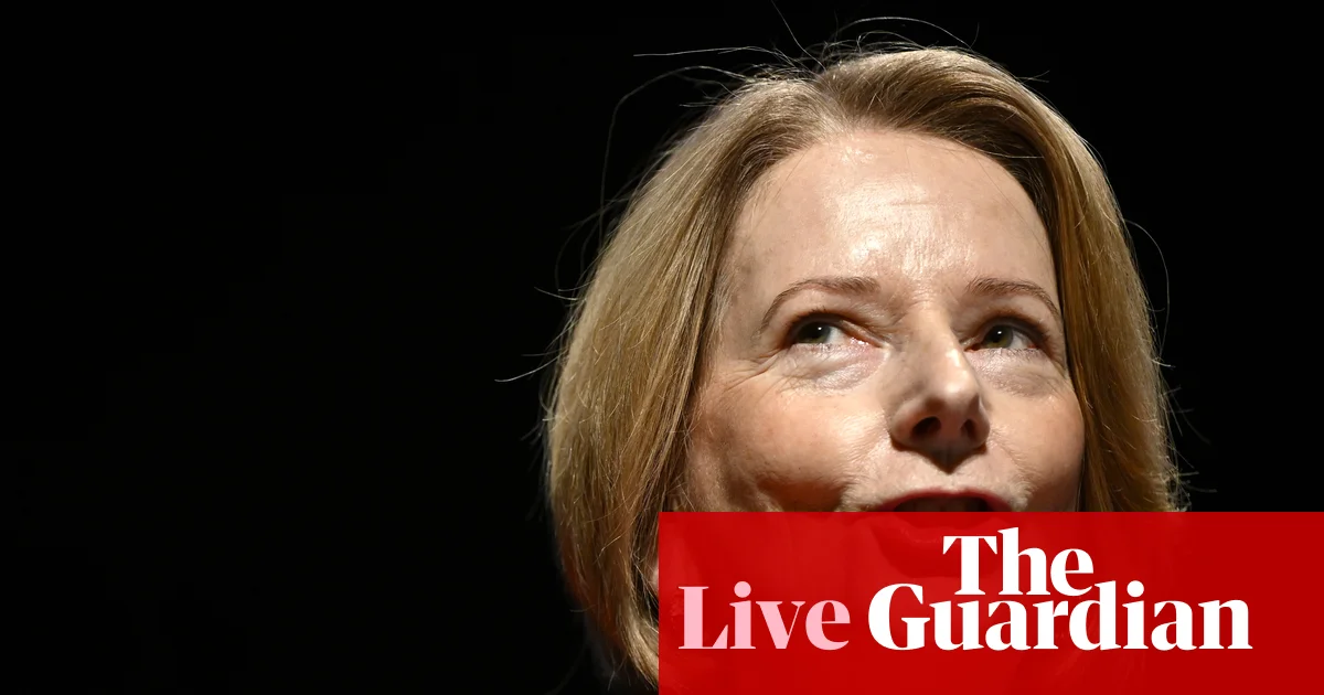 Australia news live: Jacinta Allan was subjected to ‘vile sexism’ as premier, Julia Gillard says | Australia news