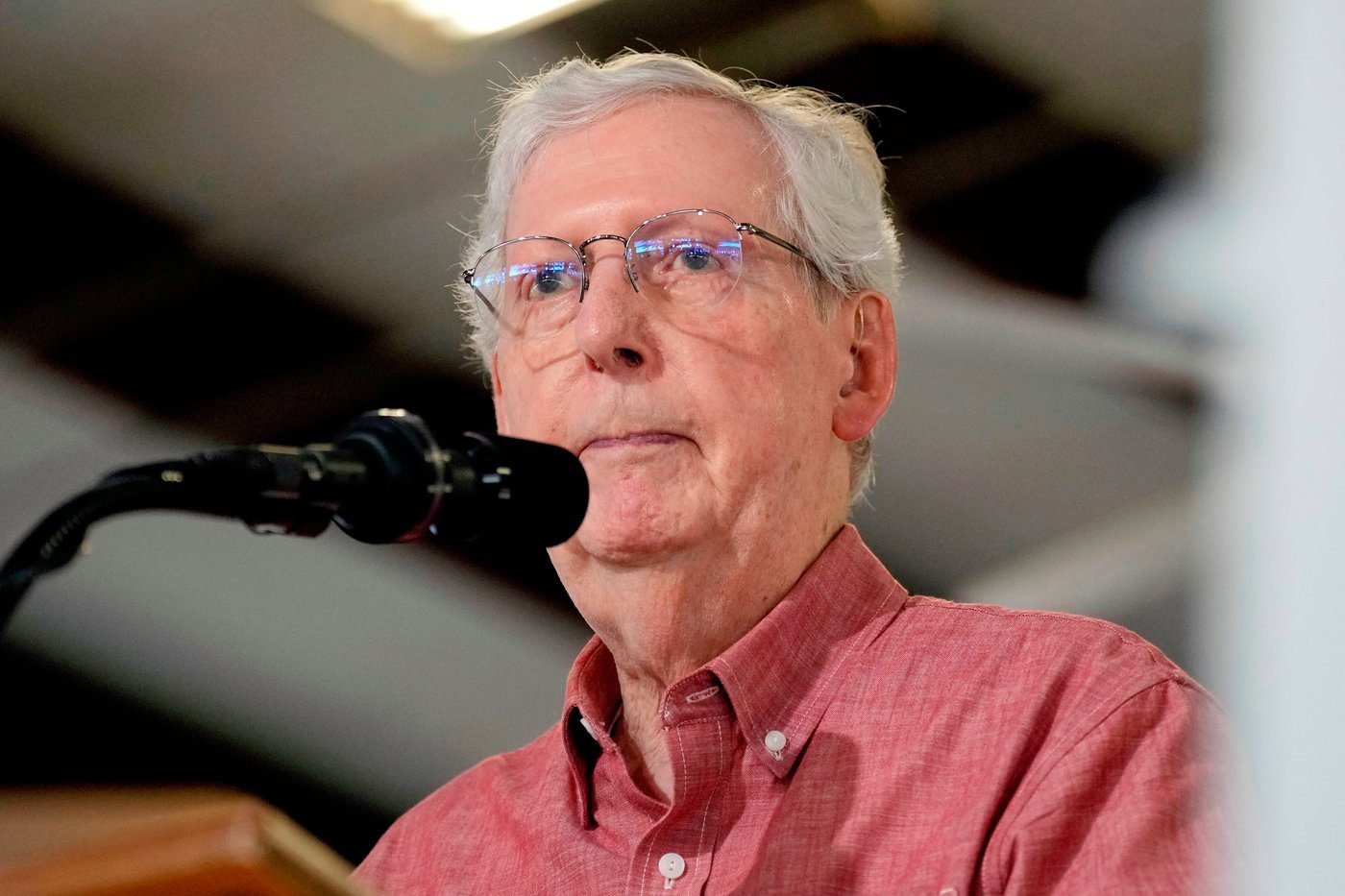 McConnell says a fall led to his hospitalization, breaking weeks of silence about health condition