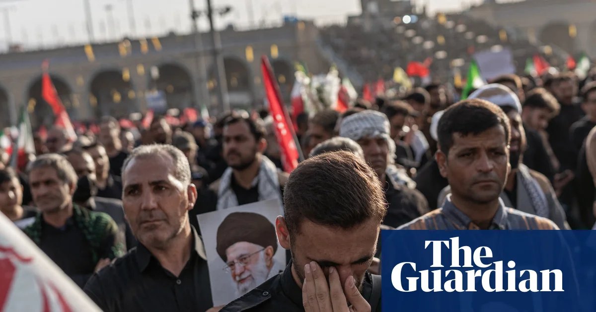 Crowds gather as six-day funeral for former Iranian supreme leader begins | Ayatollah Ali Khamenei