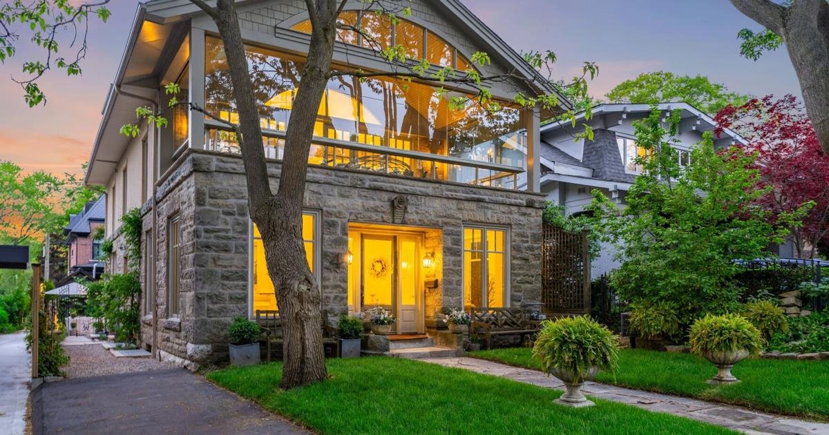 This $4.8M Toronto home in the Beach has a 'magical' glass sunroom with views of the lake