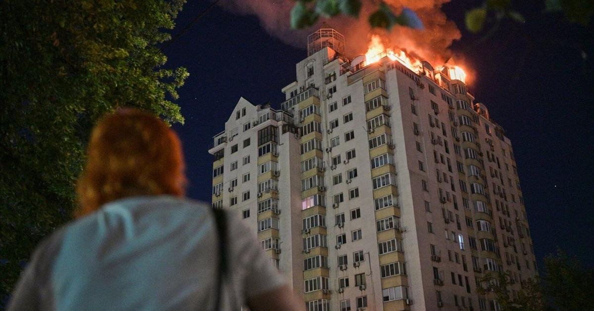 Russian attack on Ukraine shakes Kyiv for hours