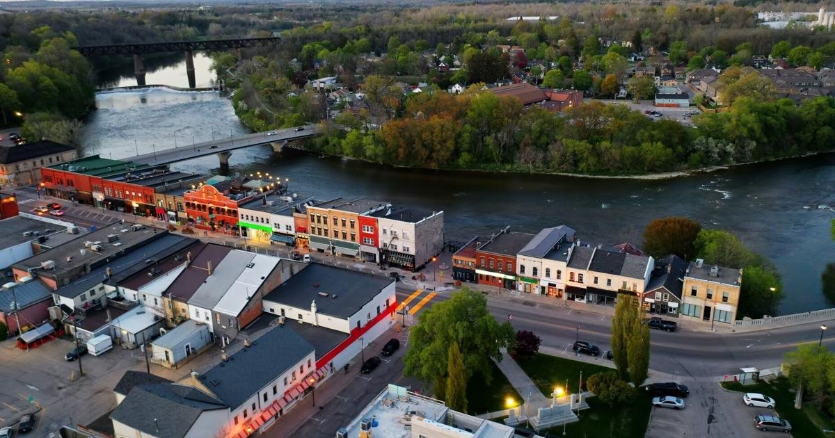 Southern Ontario's largest night market takes place in the province's prettiest town known for its cobblestone architecture