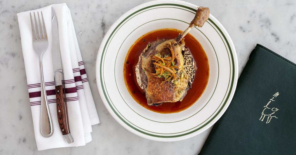 Cheering for France in the World Cup? This sexy west-end French restaurant serves a magnifique burger