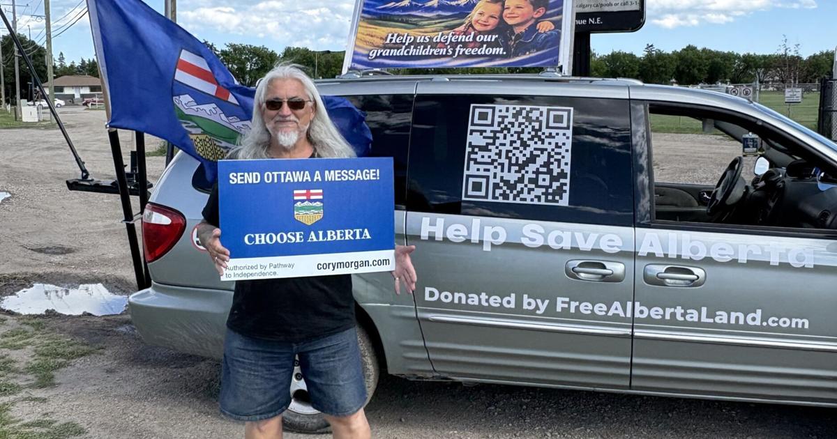 A top fundraiser for Alberta independence with a hidden past