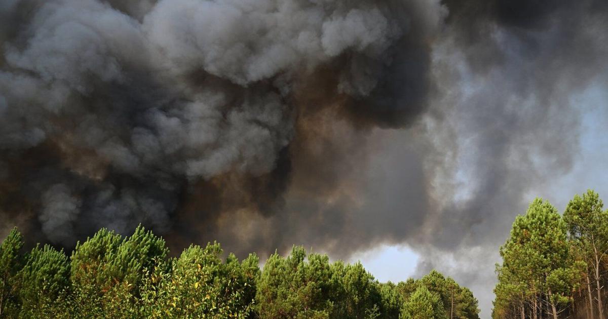 Cooler weather and potential rain move into the French region torched by wildfires