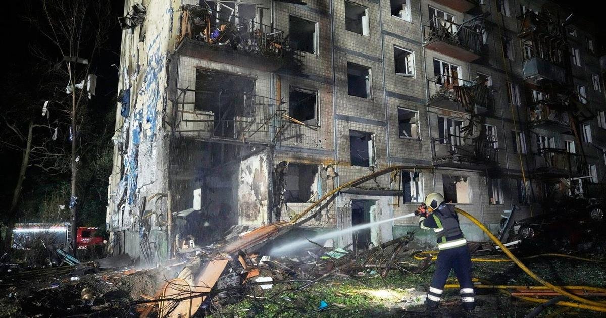 Russia hits Ukrainian capital with ballistic missiles and drones killing 3 and wounding over a dozen