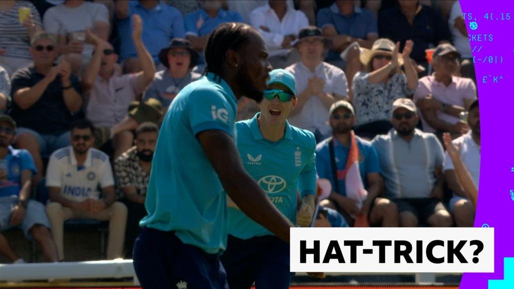 England v India – 2nd ODI: Jofra Archer takes two wickets in two balls
