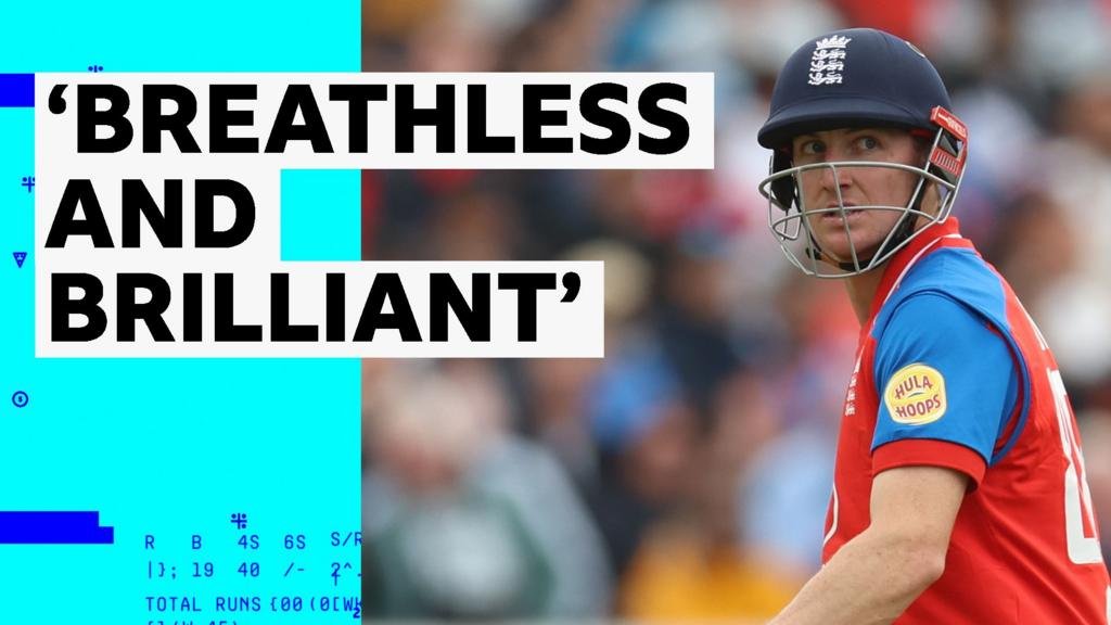 England v India – T20, Old Trafford: Harry Brook’s 15-ball innings