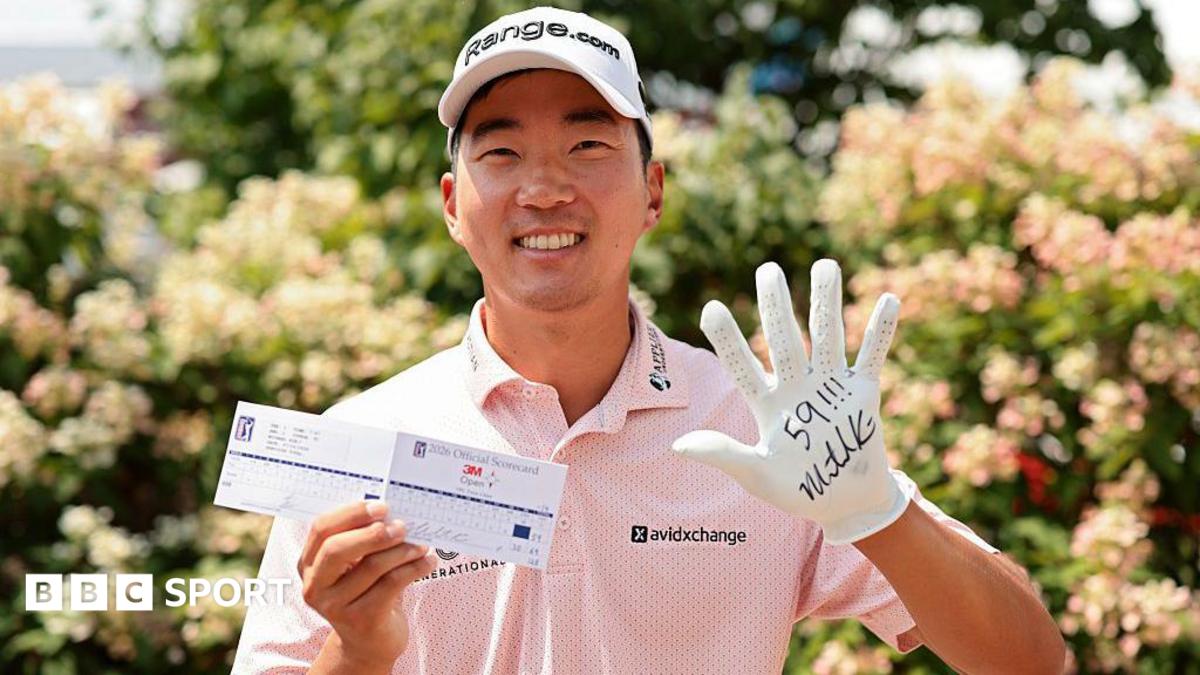 3M Open: Michael Kim feels ‘pretty cool’ after a historic round of 59