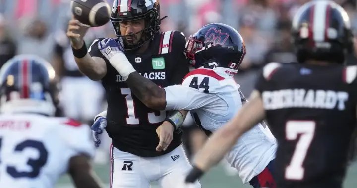 Alexander, Alouettes roll past winless Redblacks 34-13