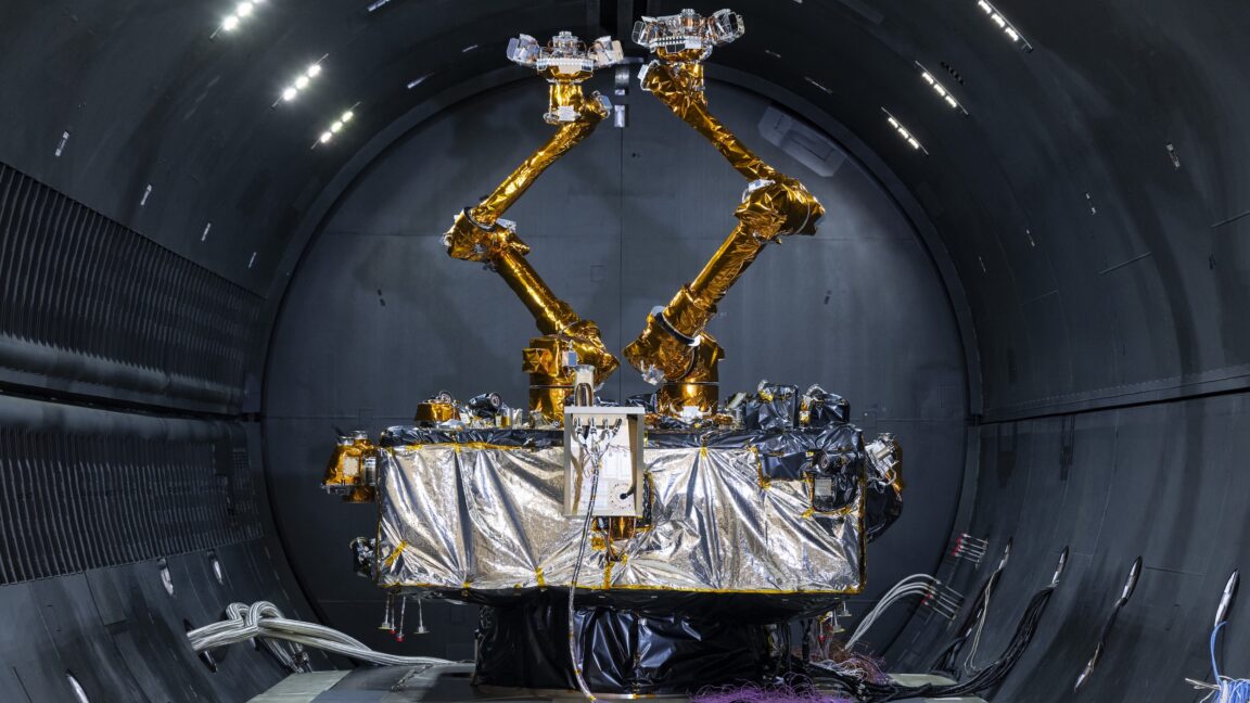 This is the world’s most advanced robotic servicing satellite—that we know about