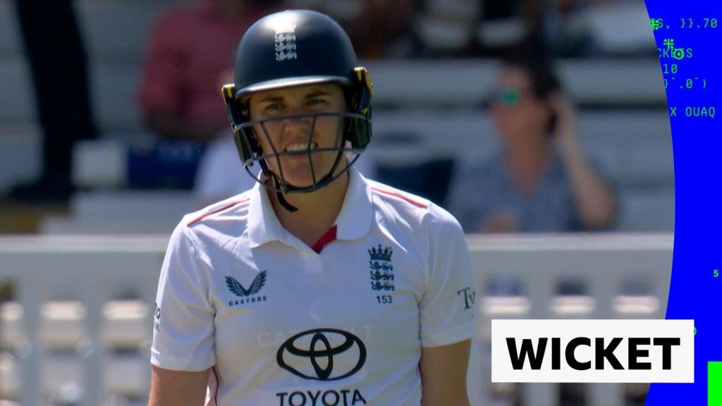 England vs India Day Two: Nat Sciver-Brunt departs for 44