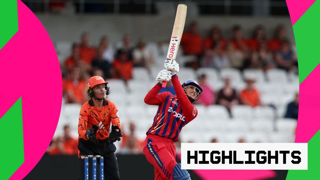 The Hundred highlights: Manchester Super Giants defeat Sunrisers Leeds by four wickets