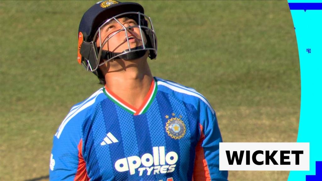 England vs India fourth T20: Vaibhav Sooryavanshi bats ‘high in the air’ but is caught by Sam Curran