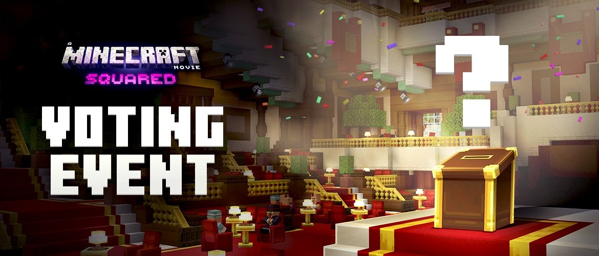 Minecraft Movie Build Challenge Voting Event