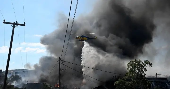 Wildfires rage in Portugal, Greece and Spain while Greek authorities warn of toxic smoke – National