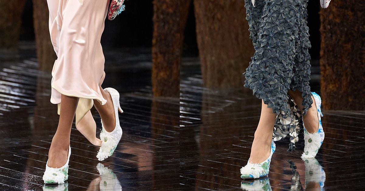 The Beaded-Heel Trend We Spotted at Dior, Chanel, and Prada