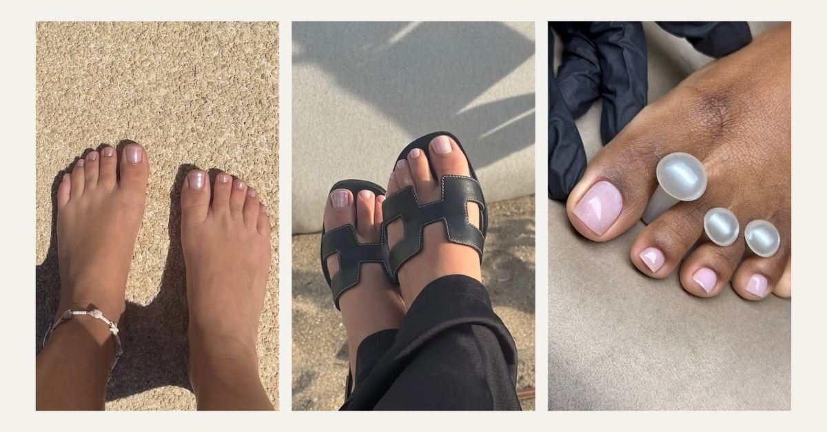 The Chrome Pedicure Trend Is the Coolest Look of the Summer